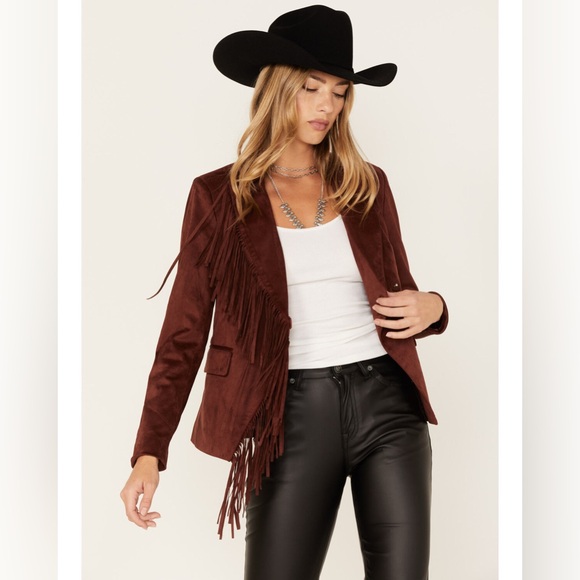 Shyanne Rust Fringe Jacket - Picture 12 of 15